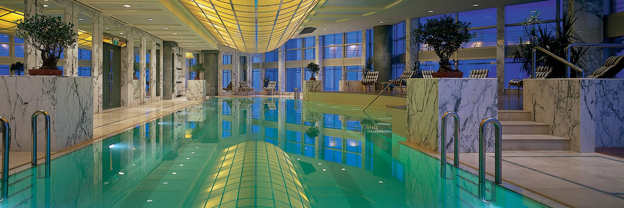 Grand Hyatt Shanghai Pool at Night